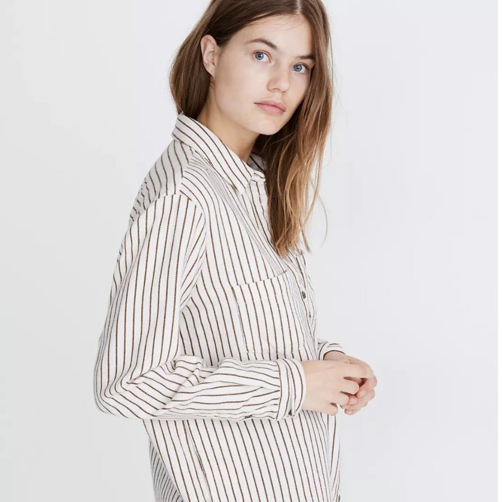 Flannel Sunday Shirt in Stripe